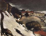 Paul Cezanne snow Spain oil painting artist